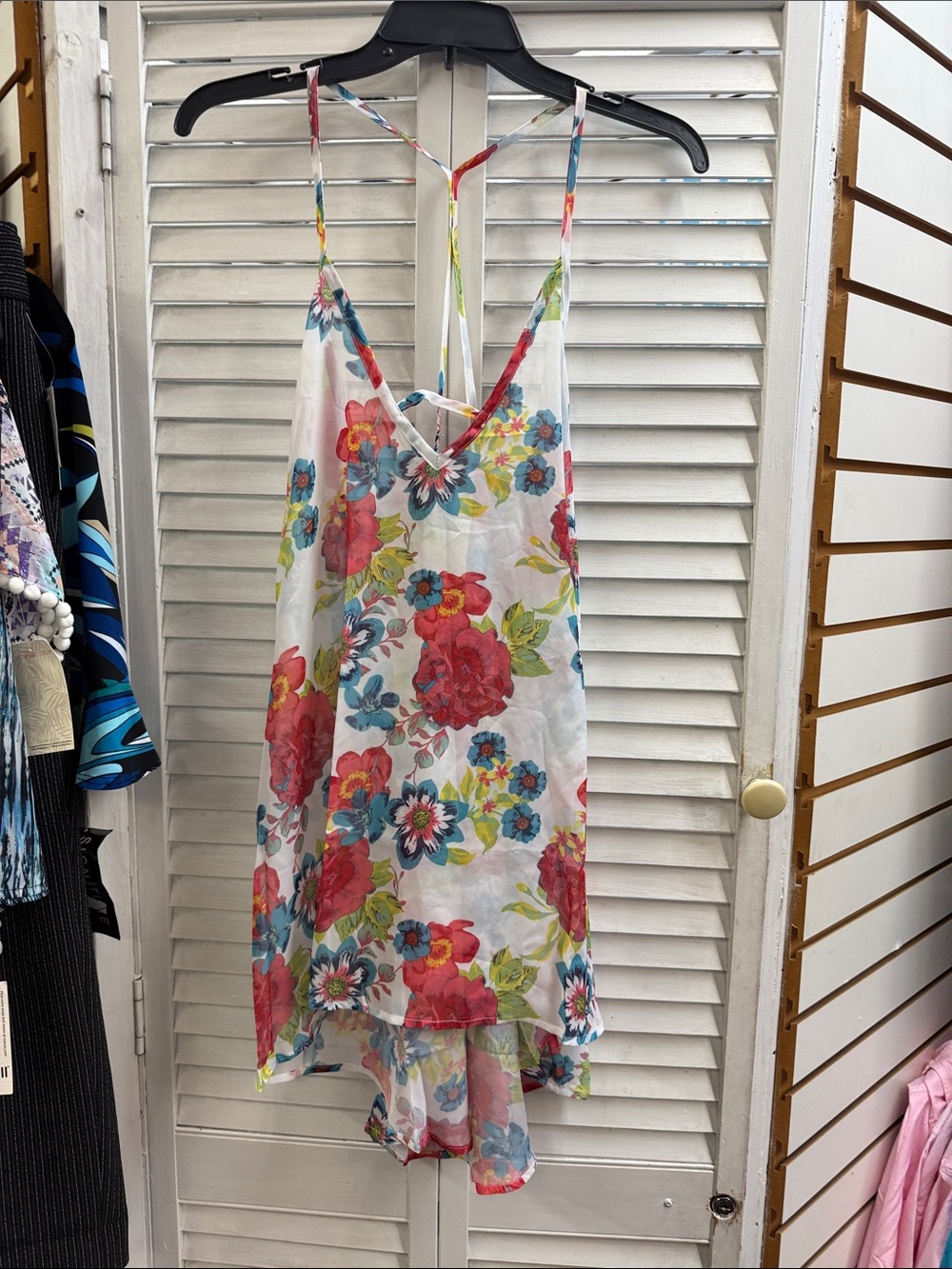 Floral Spaghetti Strap Sun Dress
